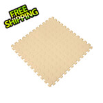 Norsk-Stor Beige 18.3 in. x 18.3 in. x 0.25 in. PVC Floor Tiles - Raised Coin Pattern