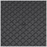 Black 18.3 in. x 18.3 in. x 0.25 in. PVC Floor Tiles - Rhino-Tec Pattern