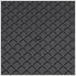 Black 18.3 in. x 18.3 in. x 0.25 in. PVC Floor Tiles - Rhino-Tec Pattern