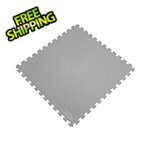 Norsk-Stor Dove Grey 18.3 in. x 18.3 in. x 0.25 in. PVC Floor Tiles - Rhino-Tec Pattern