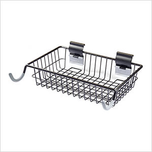 Slatwall Bike Hook and Basket Combo