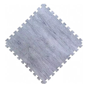 Reversible Stone Grey and Black Interlocking Foam Flooring (4-Pack)