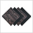 Reversible Dark Walnut and Black Interlocking Foam Flooring (4-Pack)