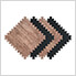 Reversible Rustic Brown and Black Interlocking Foam Flooring (4-Pack)