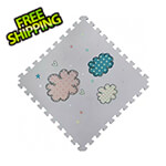 Norsk-Stor Reversible Cloud Design Interlocking Foam Flooring (4-Pack)
