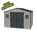 DuraMax Woodbridge II 10.5' x 8' Vinyl Shed with Foundation