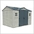 Woodbridge 10.5' x 8' Apex Vinyl Shed with Foundation Kit