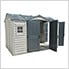 Woodbridge 10.5' x 8' Apex Vinyl Shed with Foundation Kit