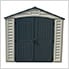 Woodbridge 15' x 8' Apex Vinyl Shed with Foundation Kit