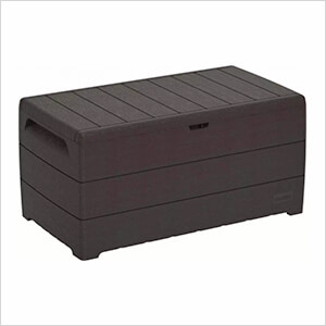 Cedar Grain 110 Gallon Outdoor Deck Box - Brown