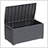 Cedar Grain 110 Gallon Outdoor Deck Box - Grey