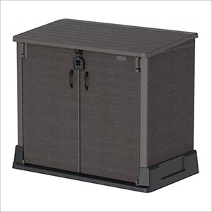 Storeaway 850L Resin Horizontal Storage Shed - Brown