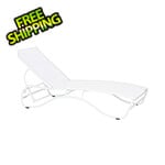 DuraMax Corsica Lounger - White