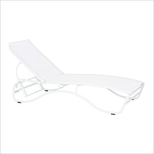 Corsica Lounger - White