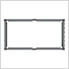 Rectangle Garden Bed - Grey and Black