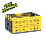 DuraMax Foldable Crate / Basket in Yellow and Grey