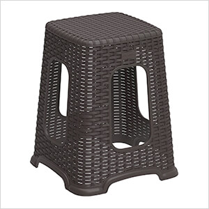 Rattan 18-Inch Step Stool