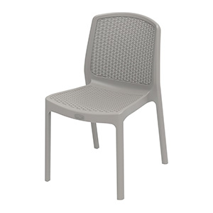 Rattan Chair - Grey