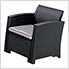 Cedarrattan Medium Sofa Set - Black