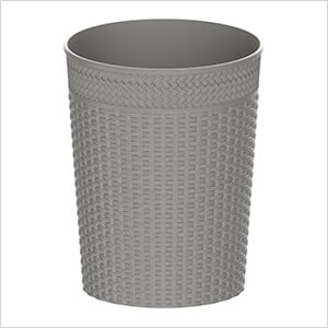 Large Rattan Basket - Grey