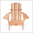 Adirondack Chair and Ottoman