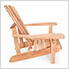 Adirondack Chair and Ottoman