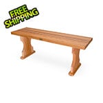 All Things Cedar 4-Foot Backless Bench