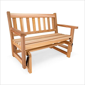 Cedar Glider Bench