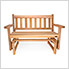 Cedar Glider Bench