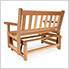 Cedar Glider Bench