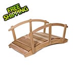 All Things Cedar 6-Foot Garden Bridge with Side Rails