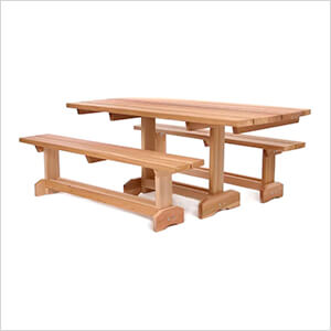 3-Piece 6-Foot Market Table Set