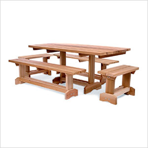 5-Piece 6-Foot Market Table Set