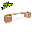 All Things Cedar 3-Piece Planter Bench Set