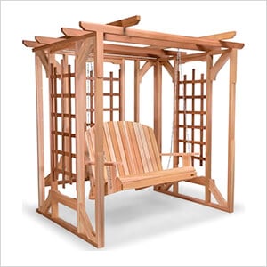 Cedar Pergola Swing Set