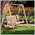 4-Foot Porch Swing with Comfort Swing Springs