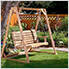 5-Foot Porch Swing with Comfort Swing Springs