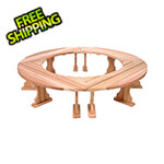 All Things Cedar Fireside Bench Set