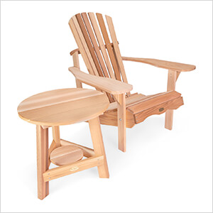 2-Piece Adirondack Tripod Table Set