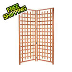 All Things Cedar 2-Piece Trellis Privacy Screen Set