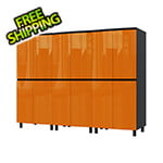 Contur Cabinet 7.5' Premium Traffic Orange Garage Cabinet System