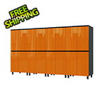 Contur Cabinet 10' Premium Traffic Orange Garage Cabinet System