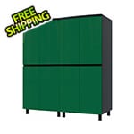 Contur Cabinet 5' Premium Racing Green Garage Cabinet System