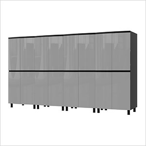 10' Premium Lithium Grey Garage Cabinet System