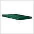 5-Piece Oval Extension Table Stacking Chair Set with Green Cushions