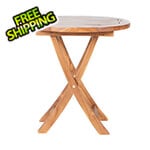 All Things Cedar Teak Bistro Table