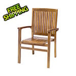 All Things Cedar Teak Stacking Chair