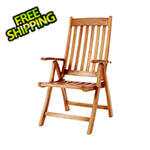 All Things Cedar 5-Position Folding Arm Chair