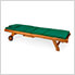 Multi-Position Chaise Lounger with Green Cushions