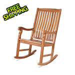 All Things Cedar Teak Rocking Chair